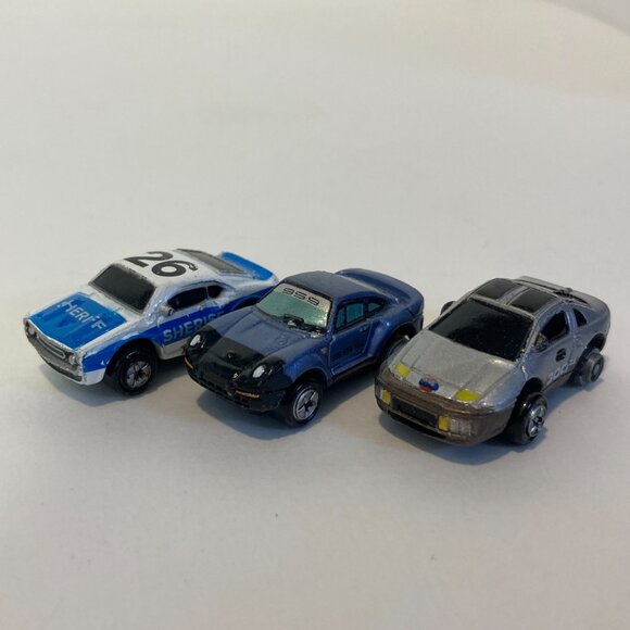 Vintage Galoob Micro Machines Lot of 3 Cars 1990 Sheriff 300 959 - Picture 1 of 10